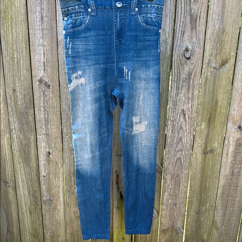 Blue Leggings for Active Comfort